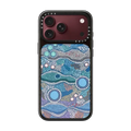 Wattamolla - Aboriginal Art | iPhone 18 Pro Max / Impact Case MagSafe Compatible - Glossy / Glossy Black | Image 1