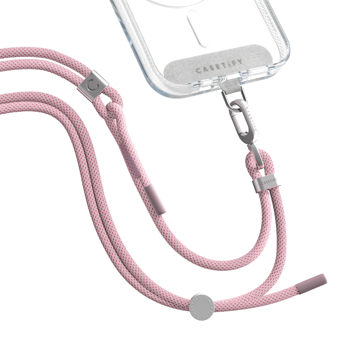 Rope Cross-body Strap - Pink (6mm) | Image 1