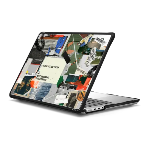 Overrated By Malavika Natesh | MacBook Pro 14-inch (M1 - M5) / MacBook Impact Case / Black | Image 1