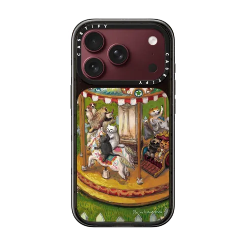merry-go-round | iPhone 18 Pro / Impact Case MagSafe Compatible - Glossy / Glossy Black | Image 1