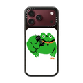 Business Frog by Kristina Micotti | iPhone 18 Pro Max / Impact Case MagSafe Compatible - Glossy / Glossy Black | Image 1