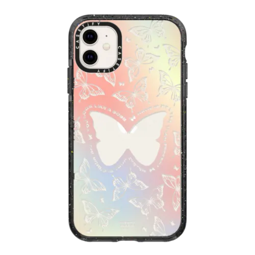 You Give Me Butterflies | iPhone 11 / Impact Case / Black | Image 1