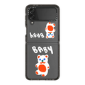 Baby Bear by Katie Benn | Galaxy Z Flip4 / Impact Case / Black | Image 1