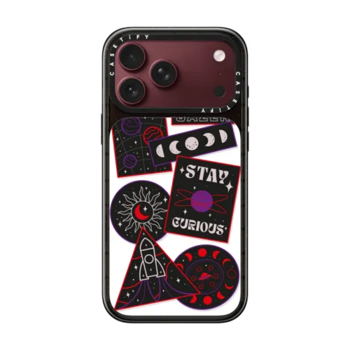 Stay Curious | iPhone 18 Pro Max / Impact Case MagSafe Compatible - Glossy / Glossy Black | Image 1
