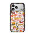 BURGERS STICKERMANIA BY LULU THE PIGGY | iPhone 17 Pro Max / Impact Case MagSafe Compatible / Black | Image 1