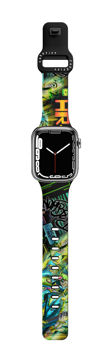 HR-D#04 | Apple Watch Series 7-9 (45mm) / Impact Band / Black | Image 1