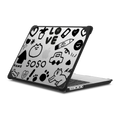 SOSO STICKER 01 | MacBook Pro 14-inch (M1 - M5) / MacBook Bounce Case / Black | Image 1