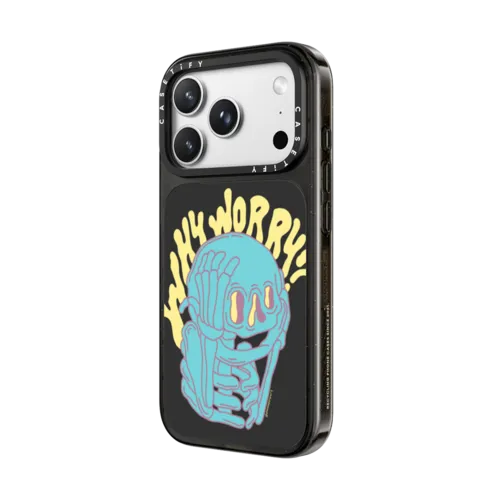 Why Worry by Emma Atterbury | iPhone 18 Pro Max / Impact Case MagSafe Compatible - Glossy / Glossy Black | Image 2