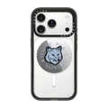 Maison Kitsuné Pure Blue Fox Head Gripstand | Snappy Grip Stand / Snappy Mirror Grip Stand MagSafe Compatible / Silver | Image 1