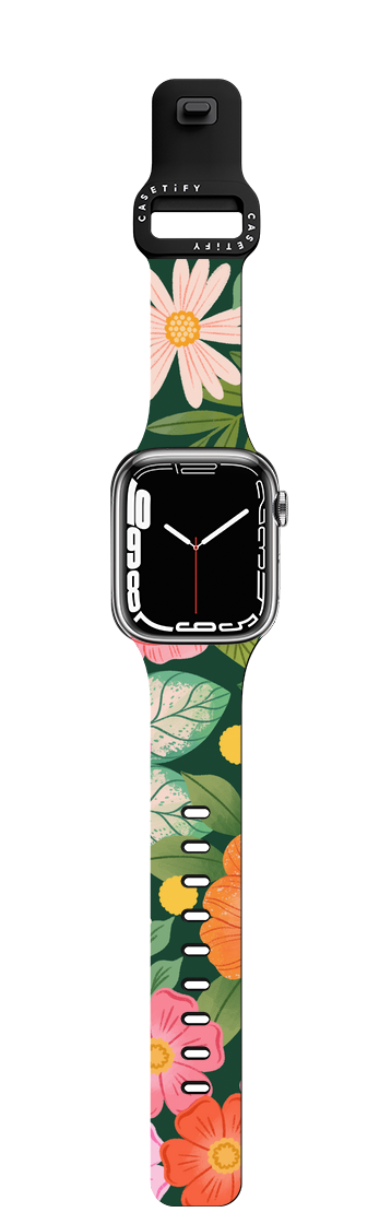 Flower Child | Apple Watch Series 7-9 (45mm) / Impact Band / Black | Image 1