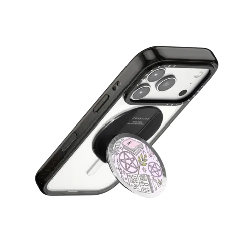 Witch Grimoire | Snappy Grip Stand / Snappy Mirror Grip Stand MagSafe Compatible / Silver | Image 3