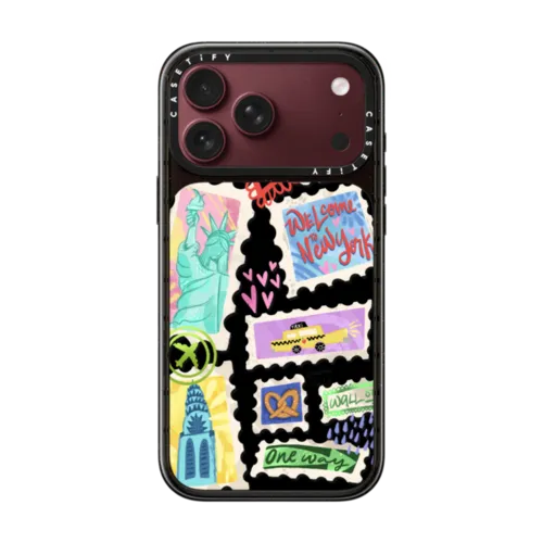 Welcome to New York | iPhone 18 Pro Max / Impact Case MagSafe Compatible - Glossy / Glossy Black | Image 1