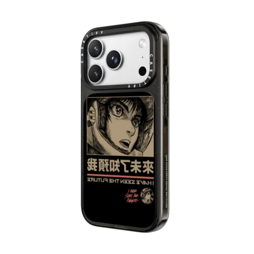 I HAVE SEEN THE FUTURE Phone Case - Khaki | iPhone 18 Pro Max / Impact Case MagSafe Compatible - Glossy / Glossy Black | Image 2