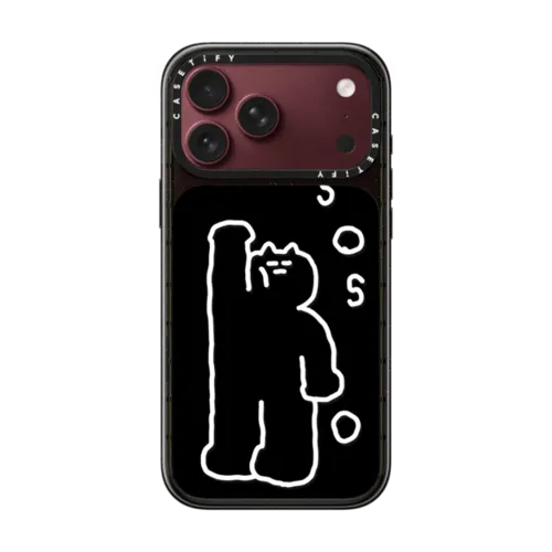 SLEEPING SOSO | iPhone 18 Pro Max / Impact Case MagSafe Compatible - Glossy / Glossy Black | Image 1