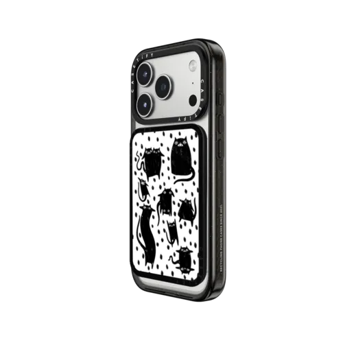 Cat Case | Snappy Cardholder Stand / Snappy Cardholder Stand MagSafe Compatible / Black | Image 2