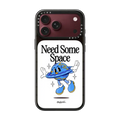 Need Some Space Clear by Made By Nelson | iPhone 18 Pro Max / Impact Case MagSafe Compatible - Glossy / Glossy Black | Image 1