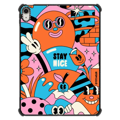 Stay Nice | iPad Air 11-inch (M2 - M4) / iPad Impact Case / Black | Image 1