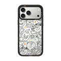 Mr. Men Little Miss Pattern Case | iPhone 17 Pro Max / Impact Case MagSafe Compatible / Black | Image 1