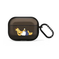 LAZY GIRAFFE | AirPods Pro 2 / Earbuds Impact Case / Black | Image 1