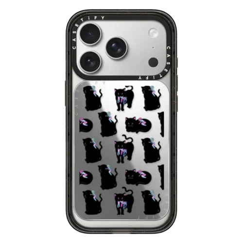 MANY CATS | Snappy Cardholder Stand / Snappy Mirror Cardholder Stand MagSafe Compatible / Silver | Image 1
