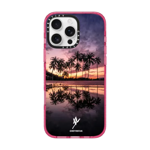 Tropical by Andyyongfilms | iPhone 16 Pro Max / Impact Case MagSafe Compatible / Pink Fizz | Image 1
