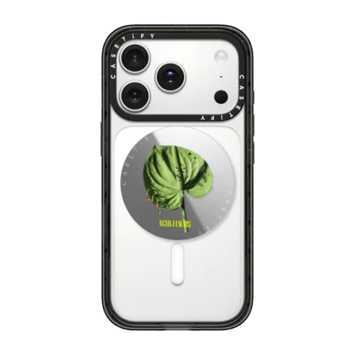 Pierced Anthurium | Snappy Grip Stand / Snappy Mirror Grip Stand MagSafe Compatible / Silver | Image 1