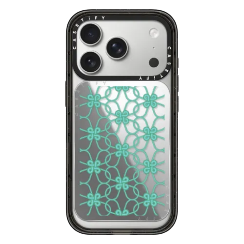 Lucky Clover  | Snappy Cardholder Stand / Snappy Mirror Cardholder Stand MagSafe Compatible / Silver | Image 1