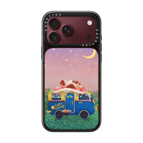 Summer camp | iPhone 18 Pro Max / Impact Case MagSafe Compatible - Glossy / Glossy Black | Image 1