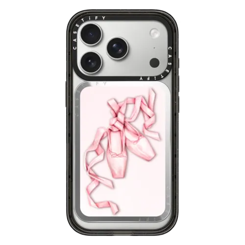 Pointe shoes | Snappy Cardholder Stand / Snappy Mirror Cardholder Stand MagSafe Compatible / Silver | Image 1