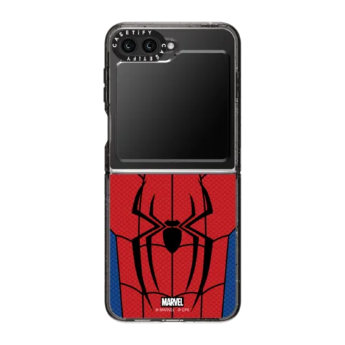 Spider-Man New Suit Case | Galaxy Z Flip5 / Impact Case / Black | Image 1