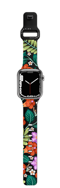 Pretty Flowers | Apple Watch Series 7-9 (45mm) / Impact Band / Black | Image 1