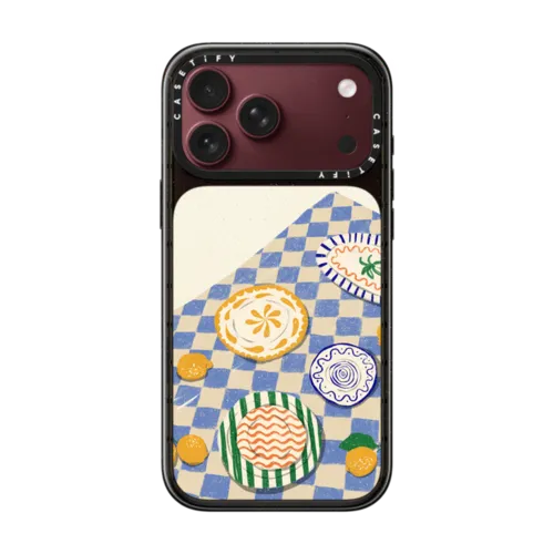 Picnic by Agathe Marty | iPhone 18 Pro Max / Impact Case MagSafe Compatible - Glossy / Glossy Black | Image 1