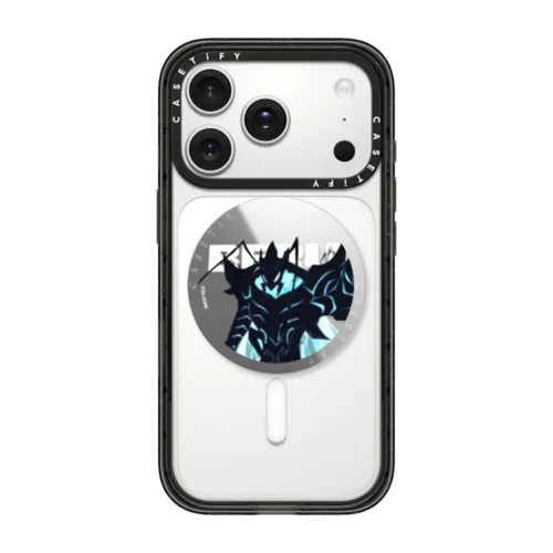 Solo Leveling Shadow BERU Snappy Grip Stand | Snappy Grip Stand / Snappy Mirror Grip Stand MagSafe Compatible / Silver | Image 1