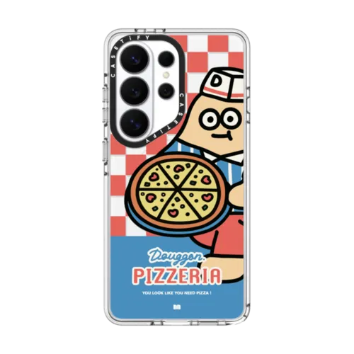 You Look Like You Need Pizza Case | Galaxy S26 Ultra / Impact Clear Magnetic Case / Clear | Image 1