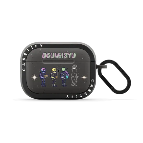 Life is such | AirPods Pro 2 / Earbuds Bounce Case / Matte Charcoal | Image 1