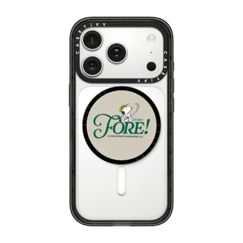 Snoopy Fore Snappy Grip Stand | Snappy Grip Stand / Snappy Grip Stand MagSafe Compatible / Black | Image 1