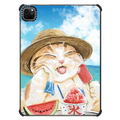 Vacation cat | iPad Pro 11-inch (3rd/4th gen) / iPad Impact Case / Black | Image 1