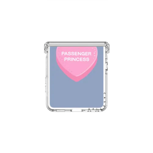 Passenger Princess - Soft Launch Blue | Galaxy Z Flip8 / Impact Clear Magnetic Case / Clear | Image 2
