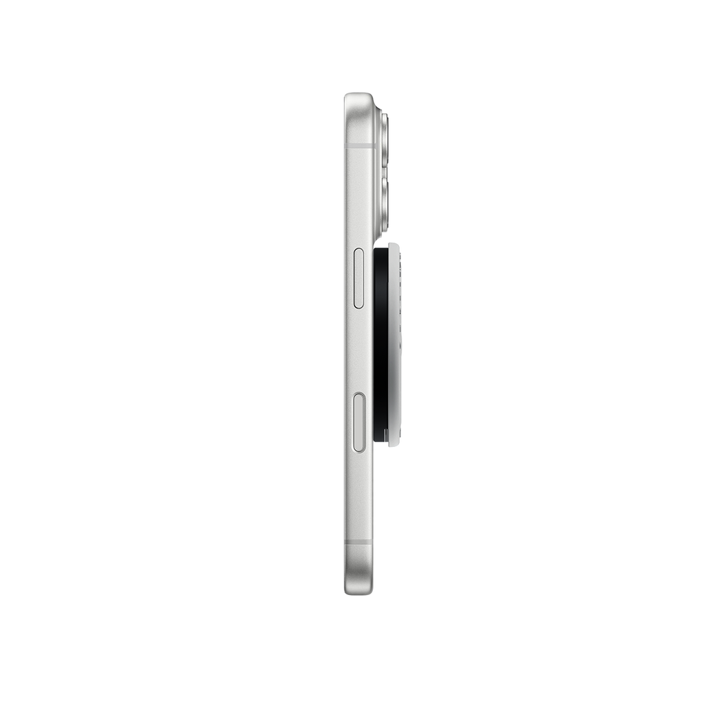 Snappy Ripple Grip Stand MagSafe Compatible - Pebble Grey