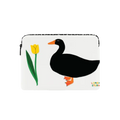Duck with Tulip | Small (13") / Impact Laptop Sleeve / Multicolor | Image 1