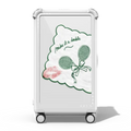 Make it a double CHECK-IN TRUNK SUITCASE | 29" Check-In Trunk Suitcase / Bounce Suitcase / Glossy Cloud White | Image 1