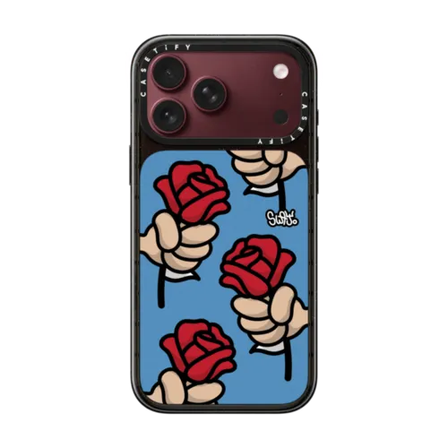 Droppin' Love Vibes | iPhone 18 Pro Max / Impact Case MagSafe Compatible - Glossy / Glossy Black | Image 1