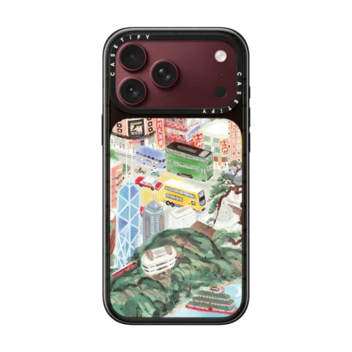 Hong Kong Island | iPhone 18 Pro Max / Impact Case MagSafe Compatible - Glossy / Glossy Black | Image 1