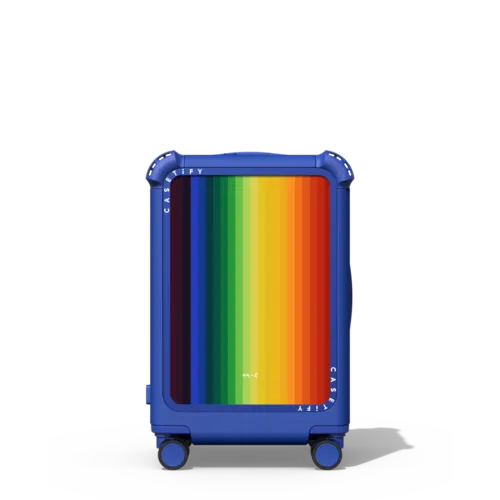Rainbow Pathway | 21" Carry-On Suitcase / Bounce Suitcase / Cobalt Blue | Image 1