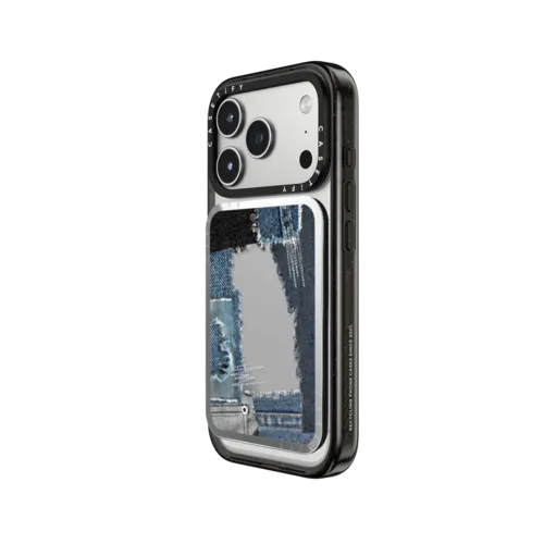 Denim Manifesto Snappy Cardholder Stand | Snappy Cardholder Stand / Snappy Mirror Cardholder Stand MagSafe Compatible / Silver | Image 2