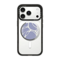 Molecular Bubbles-Purple | Snappy Grip Stand / Snappy Mirror Grip Stand MagSafe Compatible / Silver | Image 1