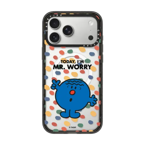 Mr. Worry Case | iPhone 17 Pro Max / Impact Case MagSafe Compatible / Black | Image 1