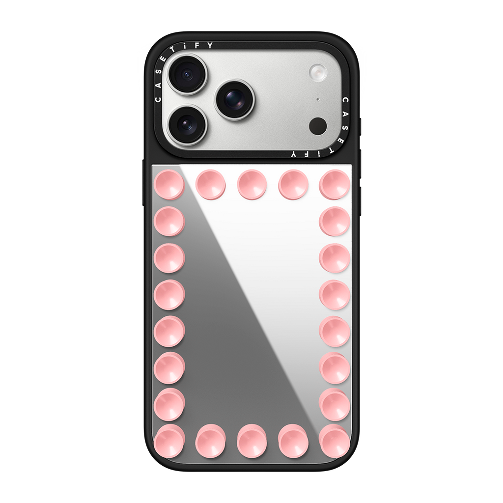 iPhone 17 Pro Max - Stick-it Mirror Case - Primrose Pink | Image 1