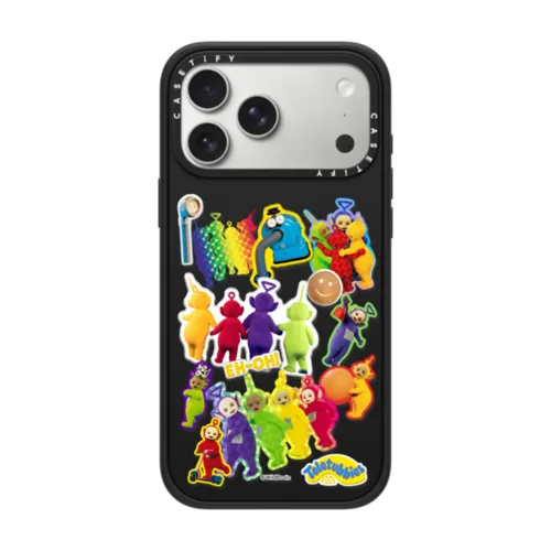 Teletubbies Stickers Case | iPhone 17 Pro Max / Impact Case MagSafe Compatible / Matte Black | Image 1