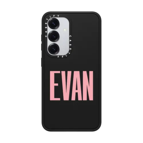 Custom Phone Case | Galaxy S25 / Impact Magnetic Case / Matte Black | Image 1